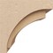 Ekena Millwork 12"W x 12"D x 12"H Wide Rivera Rough Cedar Woodgrain TimberThane Corbel, Primed Tan CORUR12X12X12RIVRCPR - alternate 6